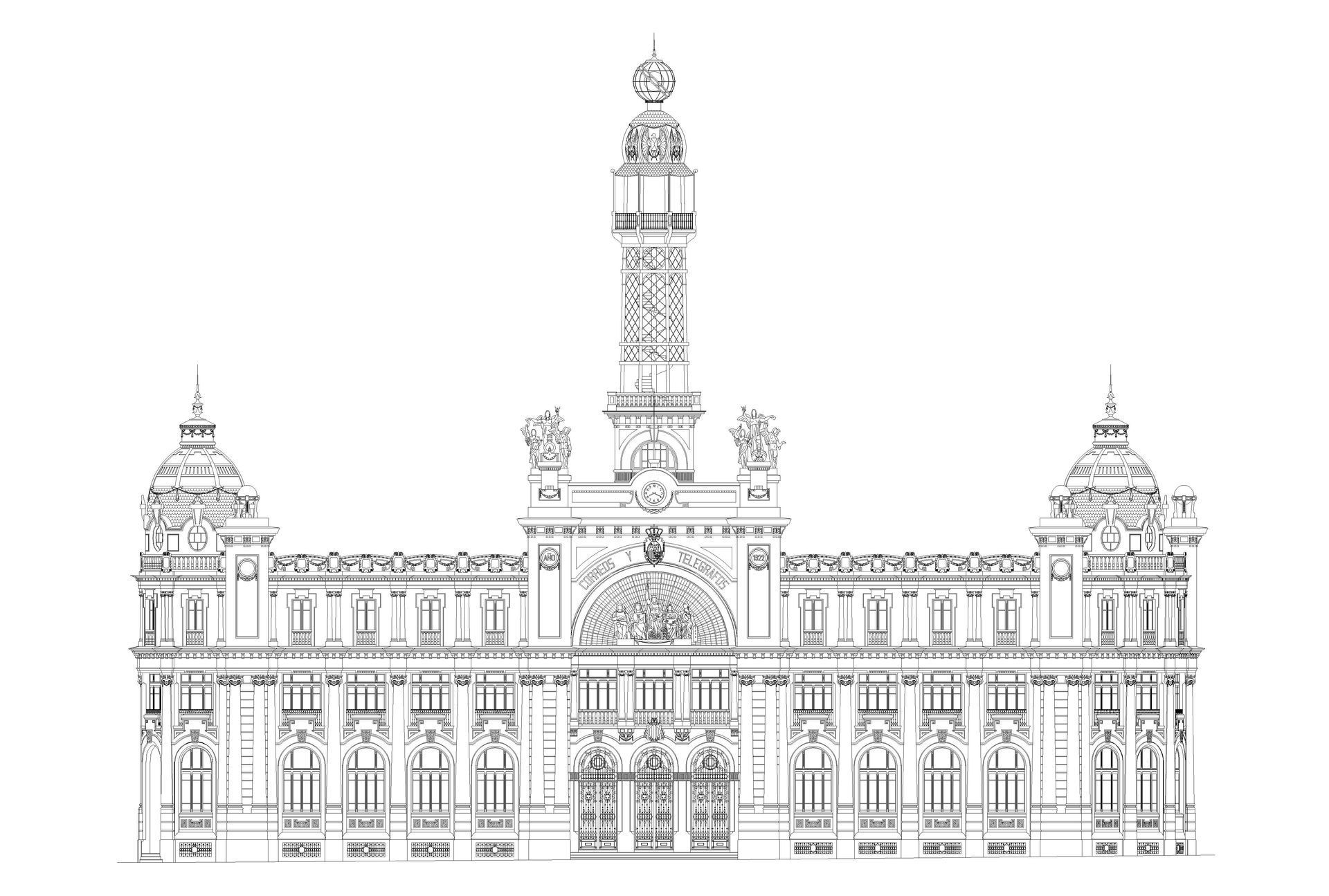 Alzada de Palacios de Correos Valencia