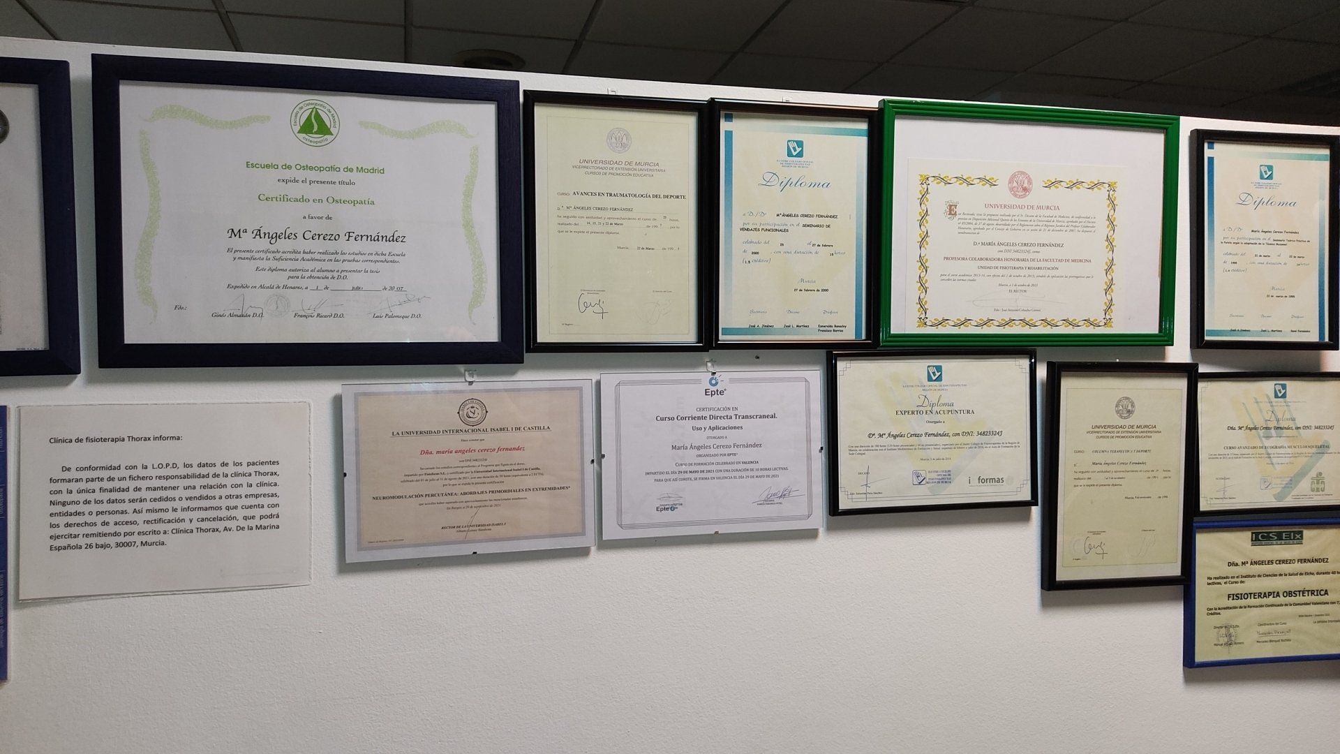 Cursos especializados