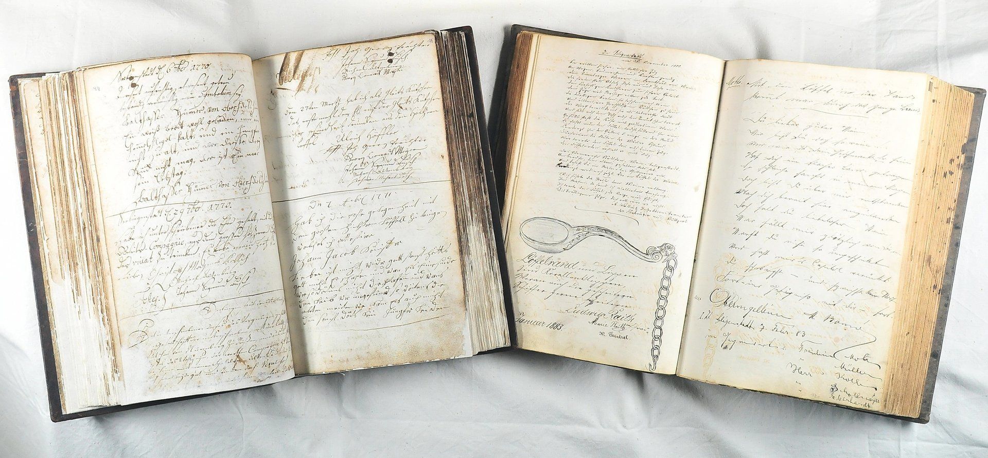 Gästebücher Löffeltrinker