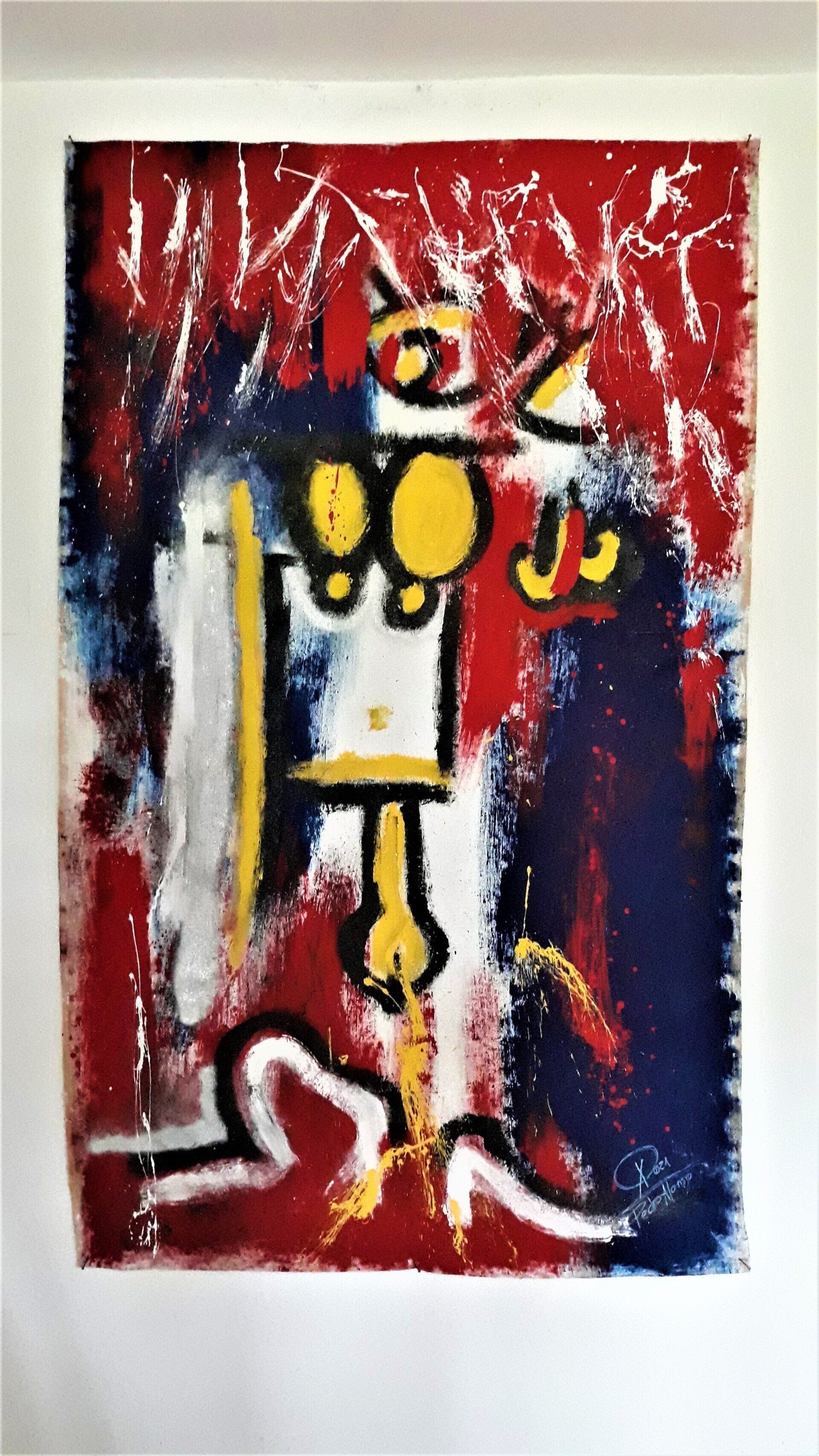 pintura abstracta de Pedro alonso de Gran Formato.