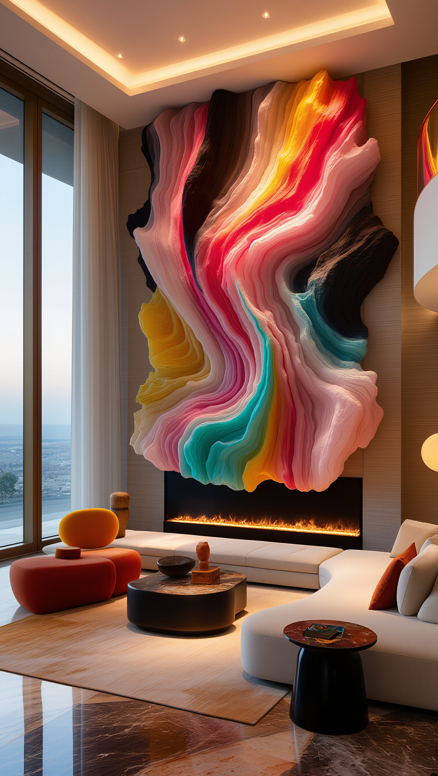 Murales Verticales Escultóricos de Pedro Alonso Studio