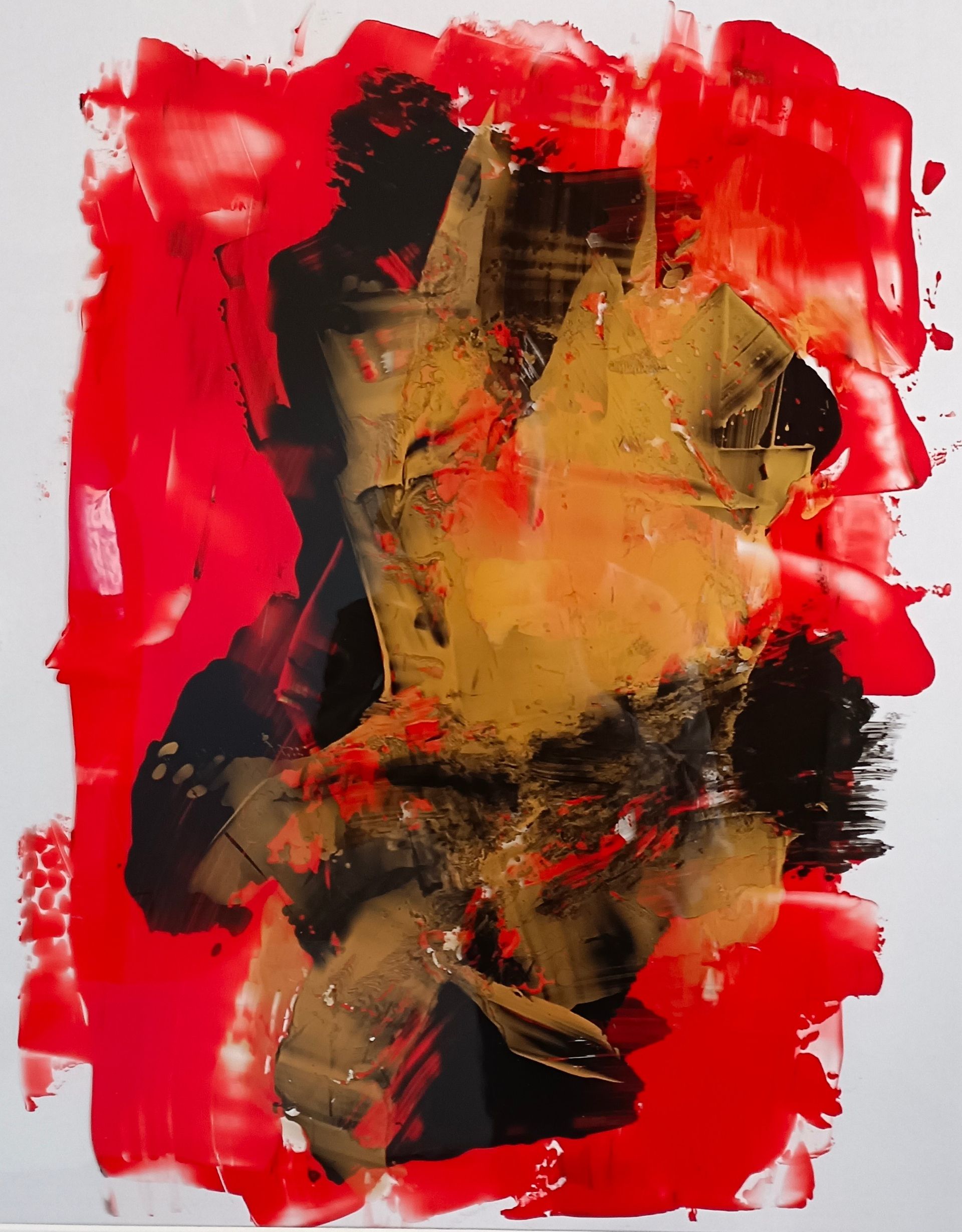 Pintura acrílica sobre plástico de Pedro alonso