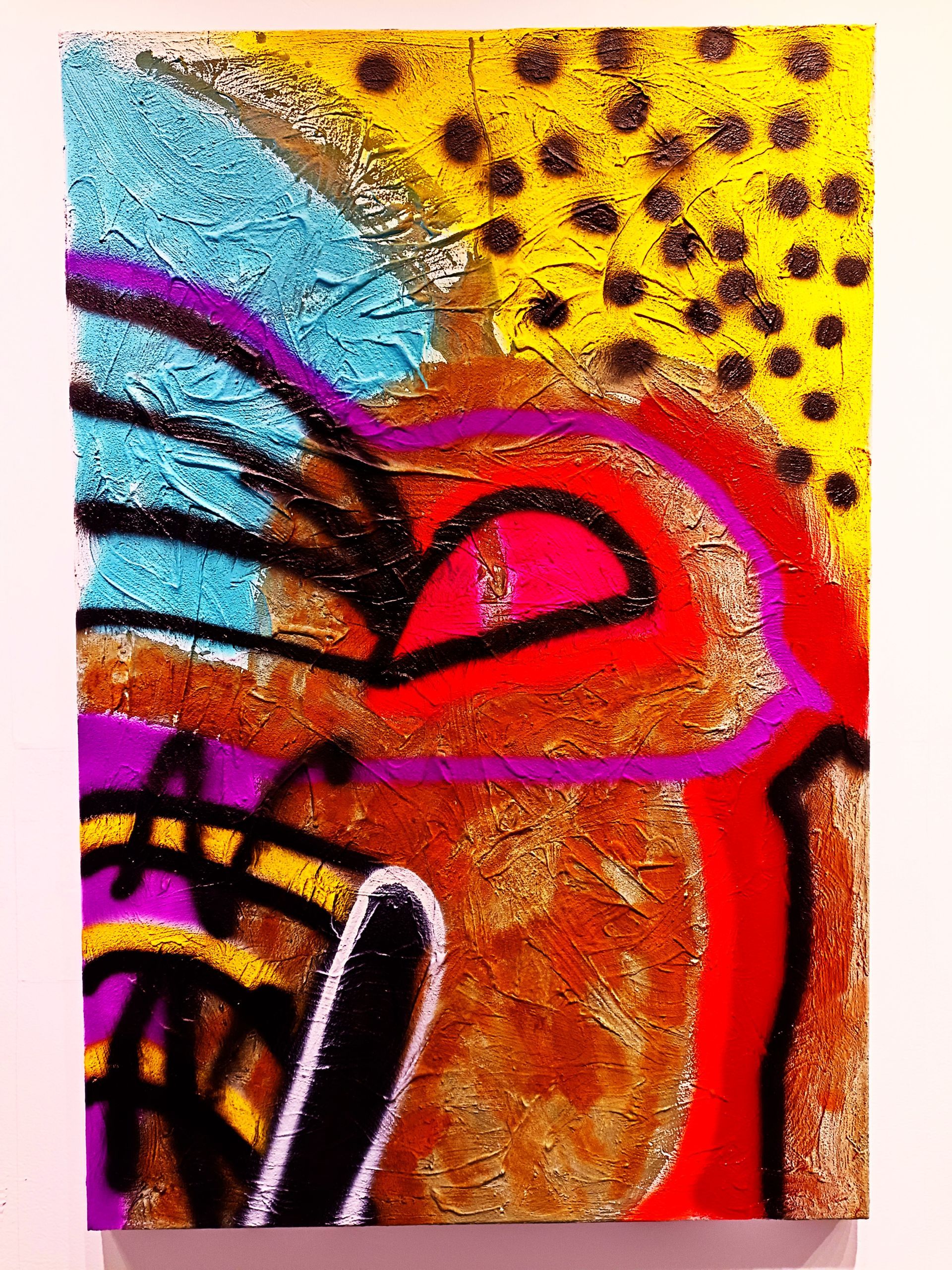 Pintura abstracta en Oleo para coleccionista en Miami de Pedro Alonso.