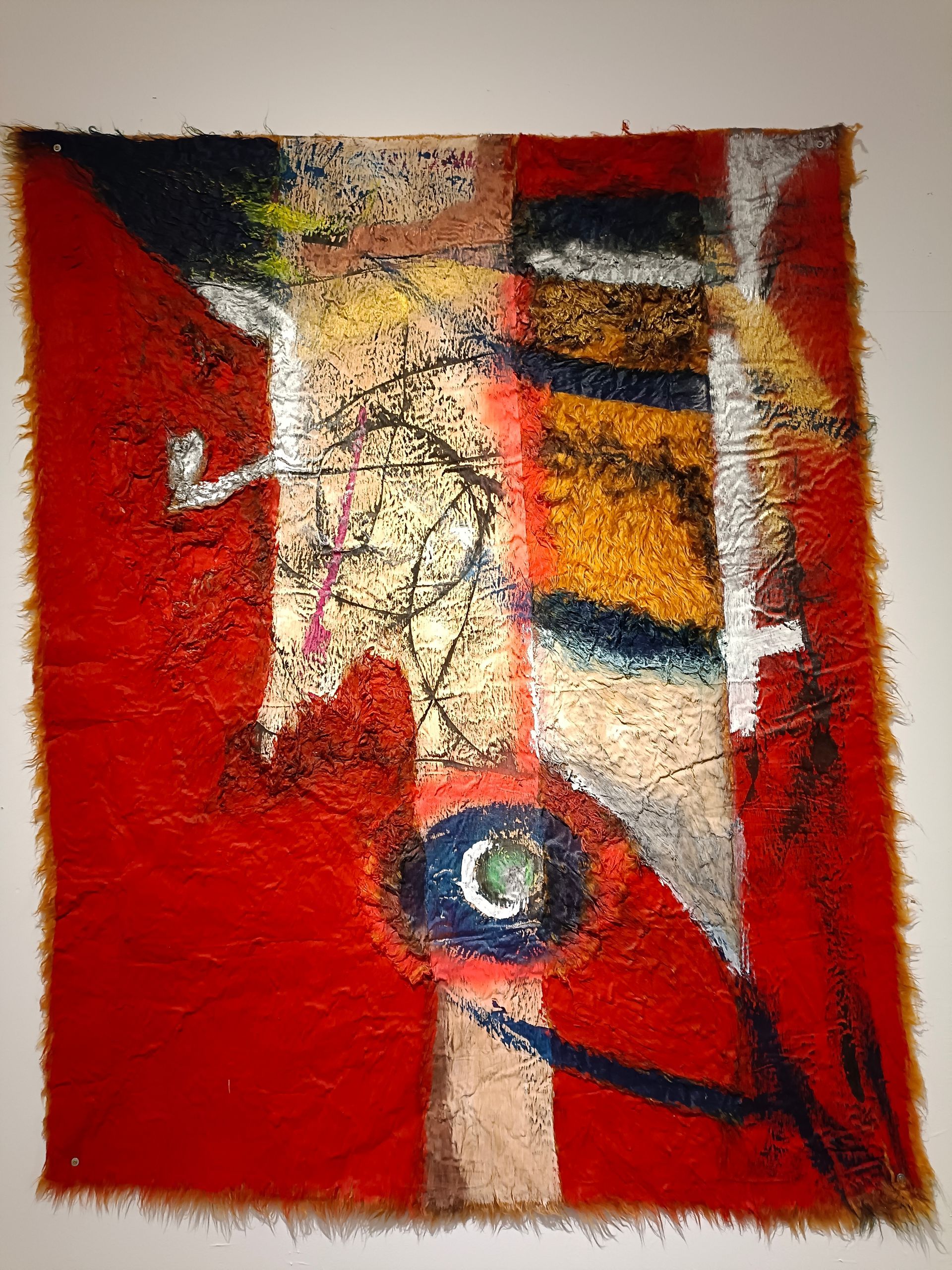 Tapiz Pintura Abstracta para coleccionista en Hungría de Pedro Alonso.