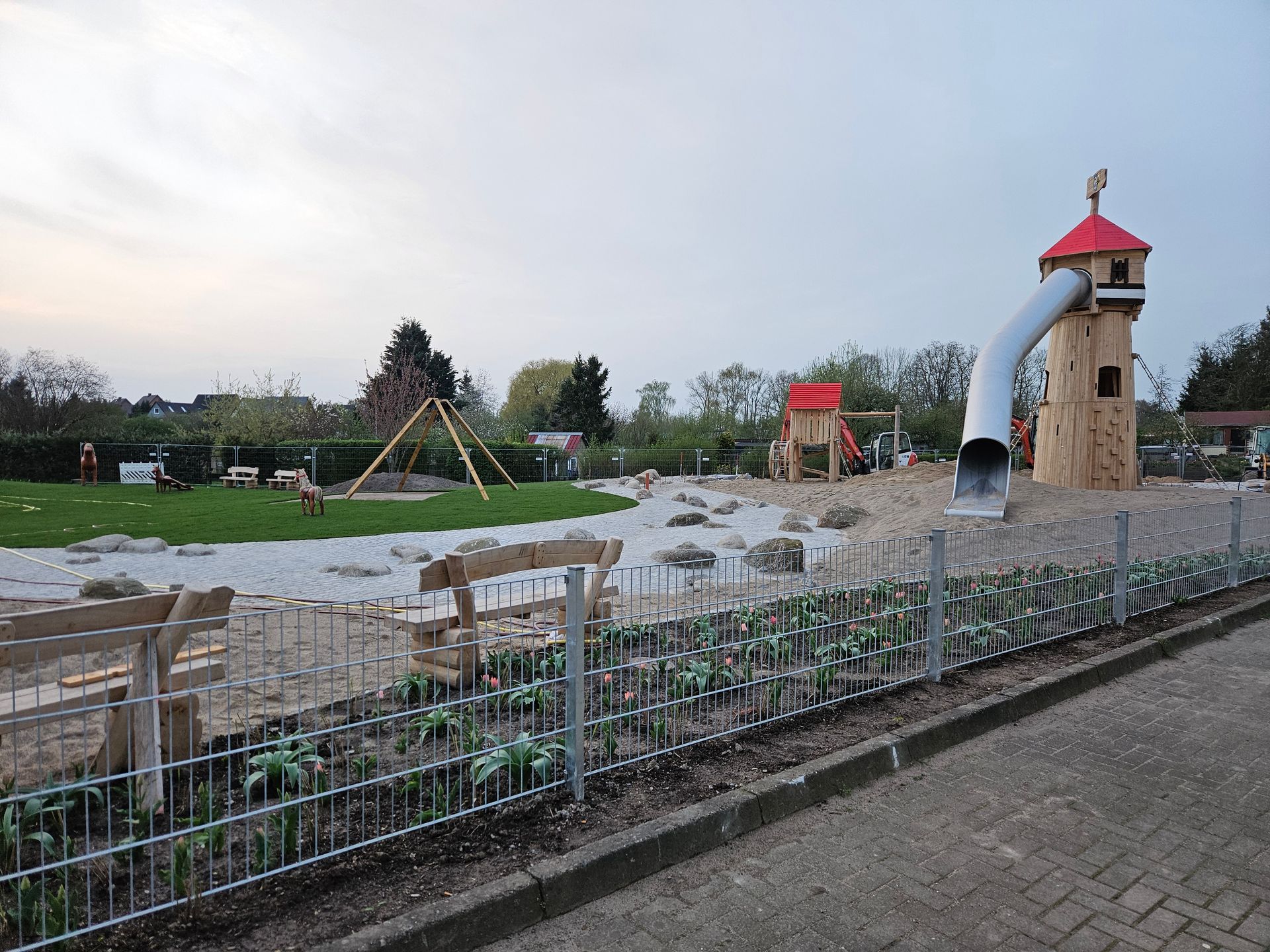 Stabmatte verzinkt Einfriedung