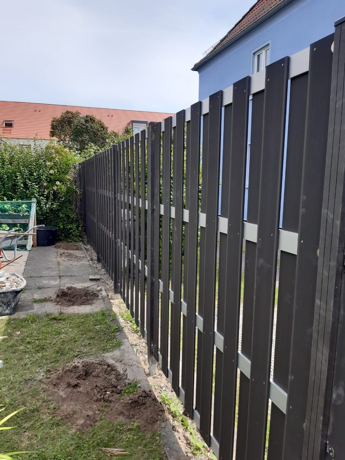 WPC Zaun Sichtschutz