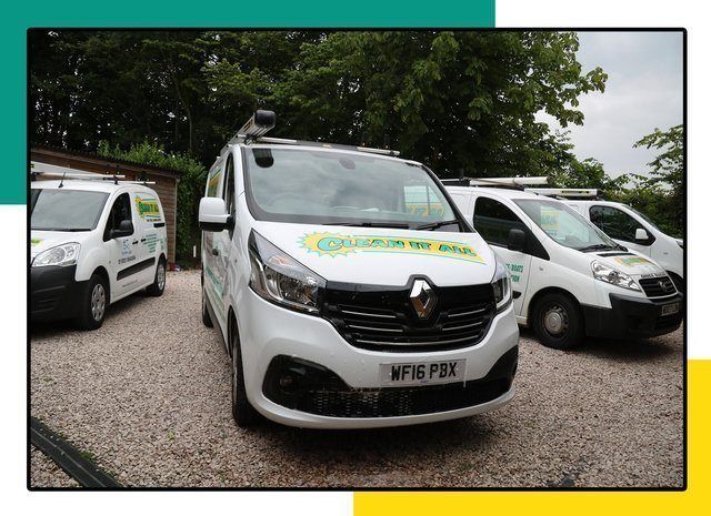 Our Fleet of Cleaning Vans