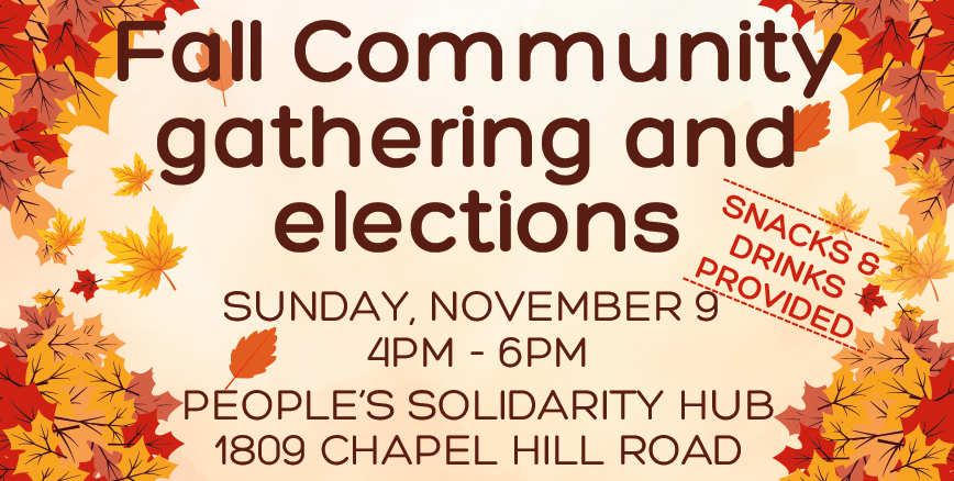 MHNA Fall Community Gathering & Elections Sunday Nov. 9, 2025 4-6pm