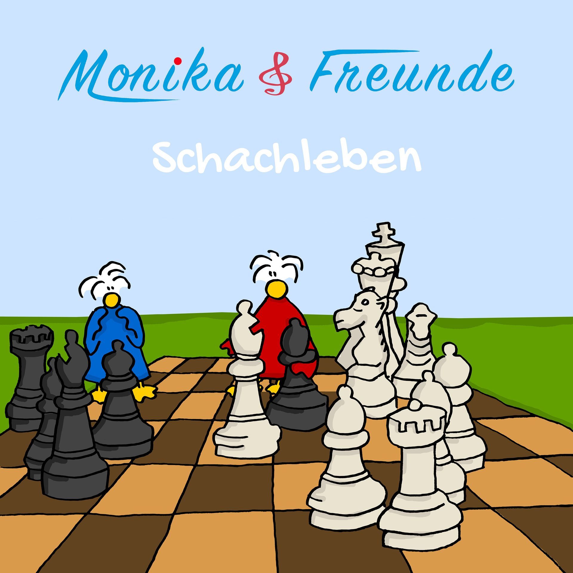 Schlaue Mädchen spielen Schach Schachleben