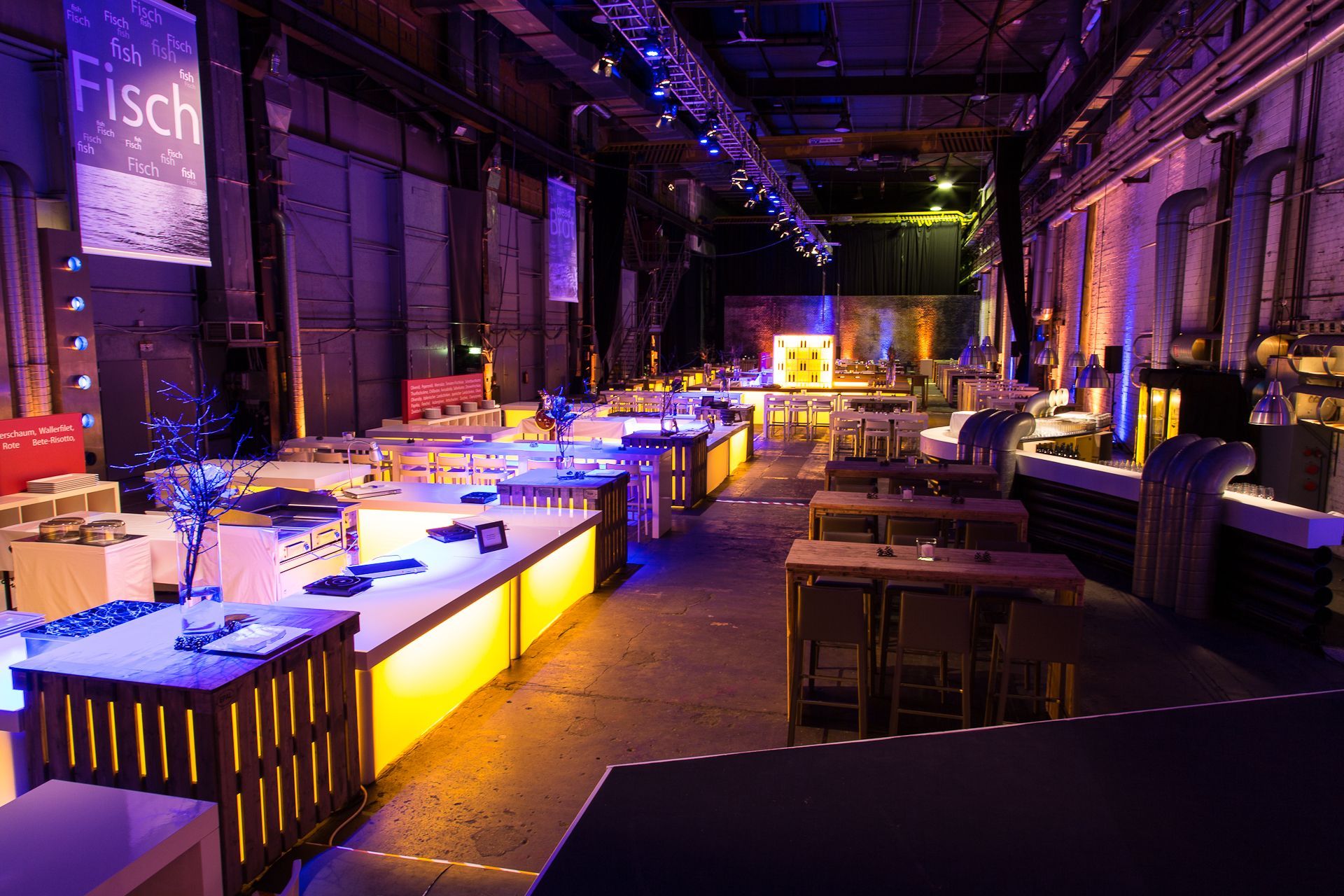 Venue for large events near Frankfurt BALZER Event Location Hall 45 Mainz