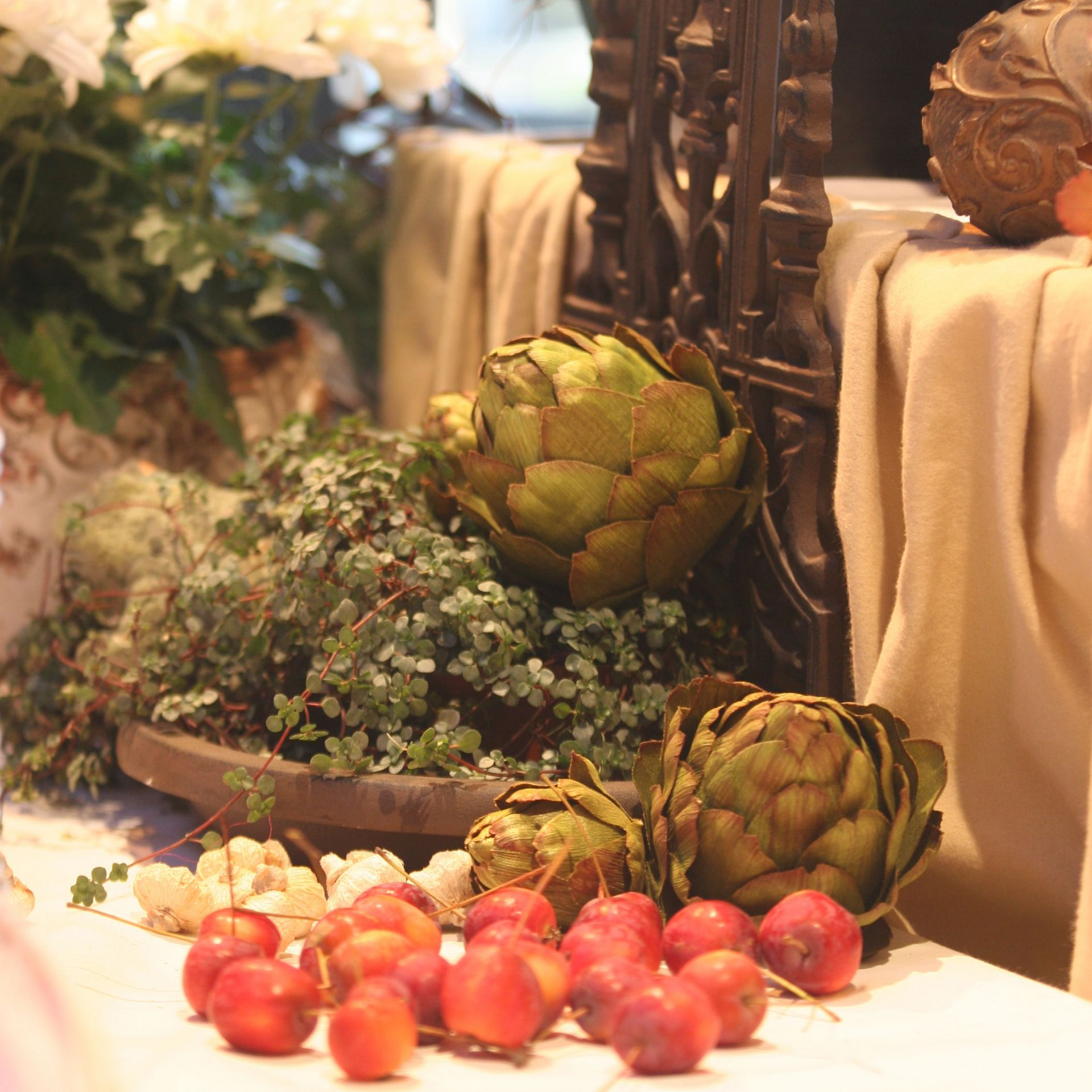 Buffetdekorationen en Detail BALZER-CREATIVE buffet decorations
