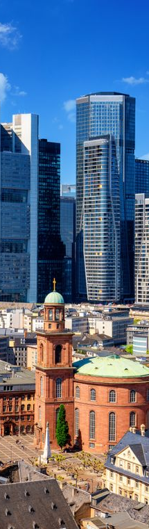 1. Bild Blick auf die Paulskirche und Skyline BALZER-DMC-INCOMING-PARTNER-FRANKFURT-Paulskirche