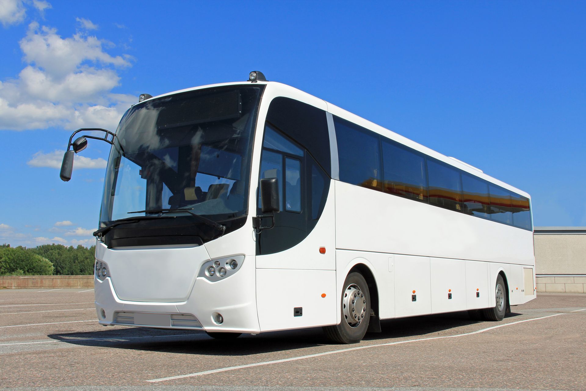 Ein Reisebus um zur Eventlocation zu gelangen