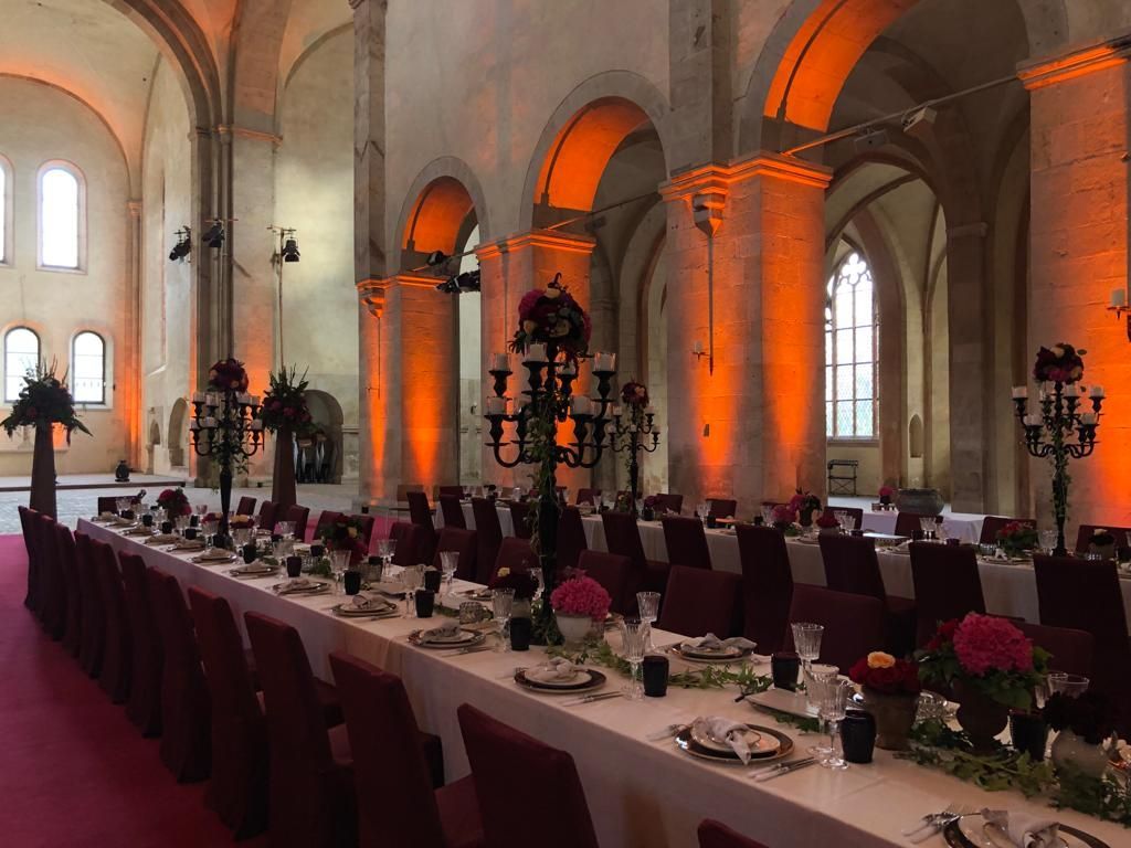 Große Feier im Kloster Eberbach, organisiert von BALZER