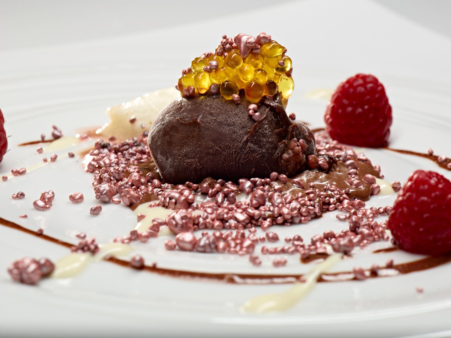 Ein exklusives Dessert bei einem Event von BALZER