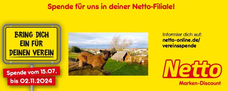 Spende für uns in deiner Netto-Filiale!