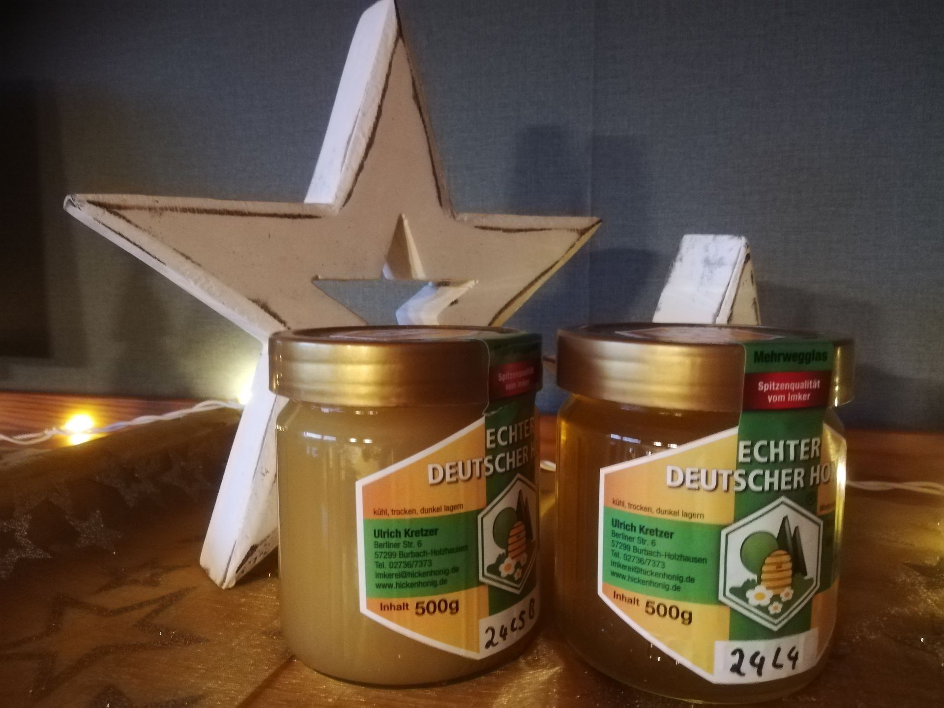 Honig aus dem Jahr 2024
kandiert und flüssig