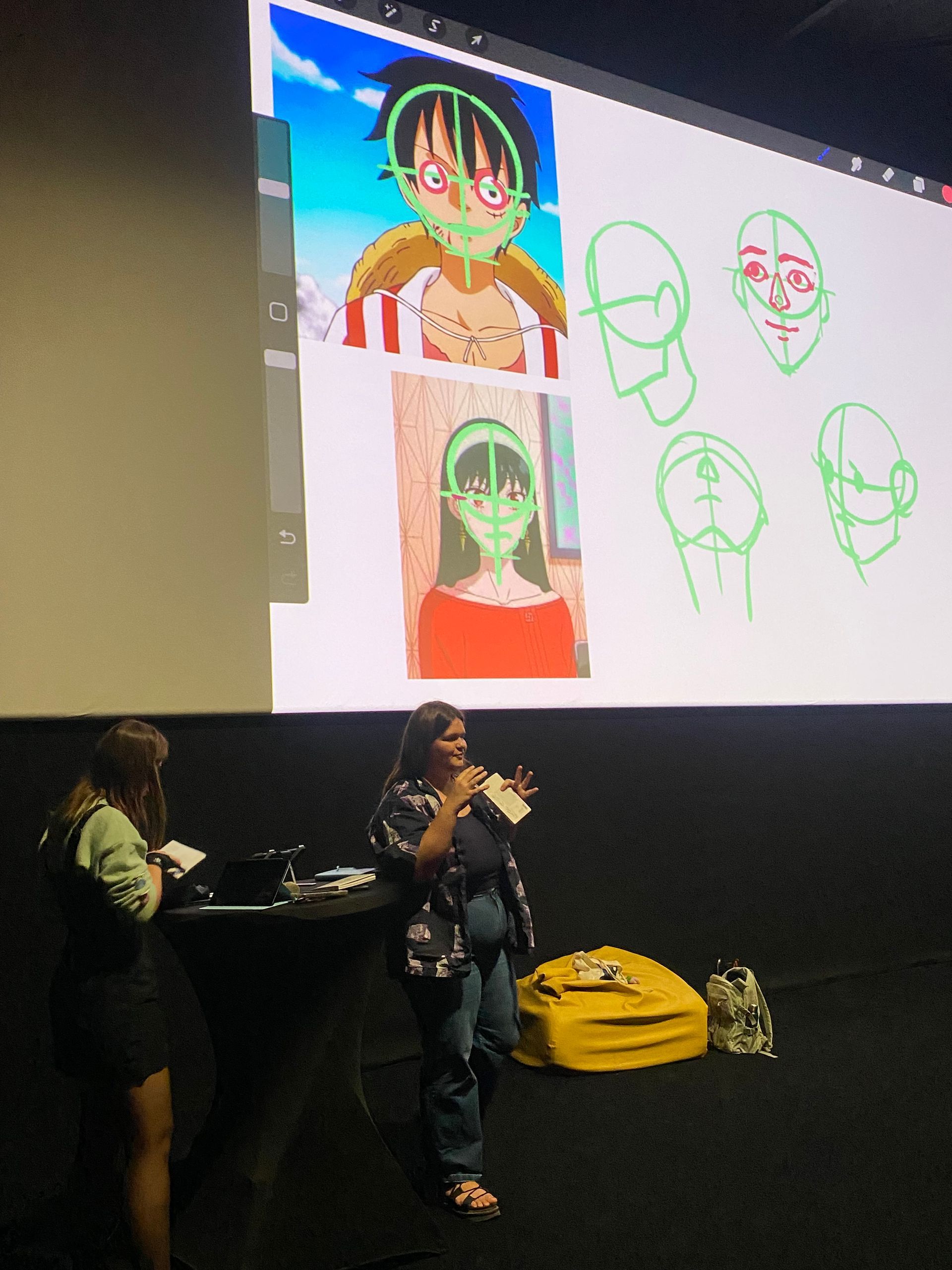 cours de dessin en salle