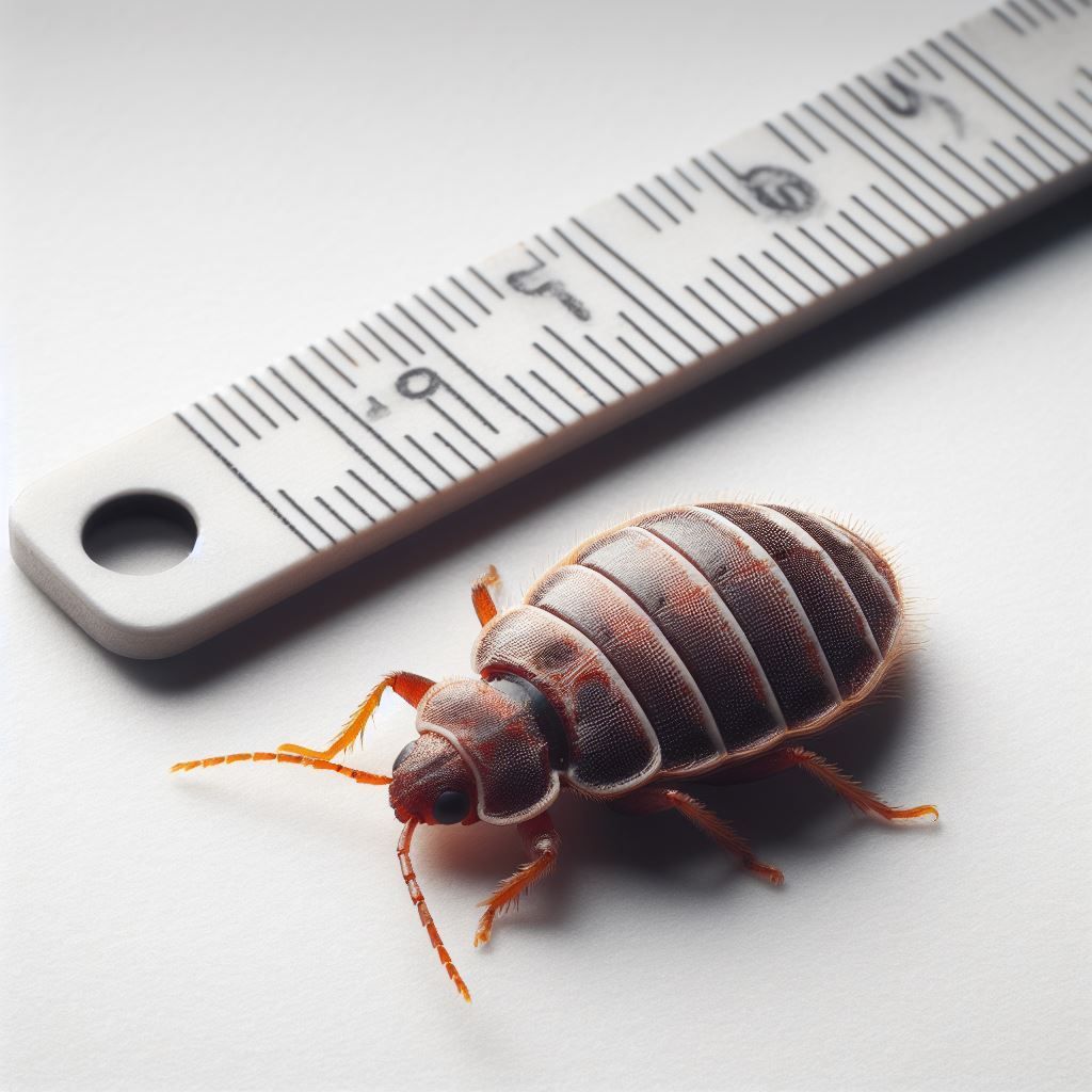 Tamaño chinches de cama Tamaño chinches de cama