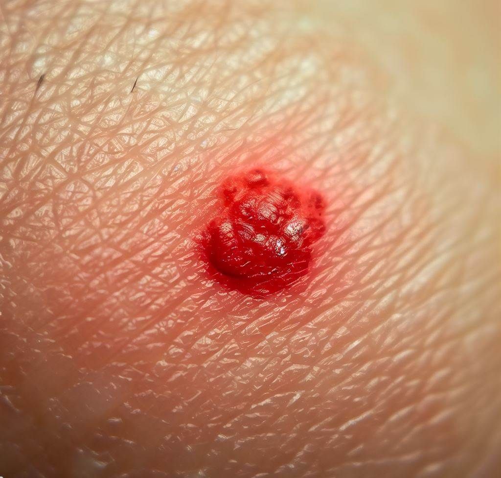 Picadura de las chinches de la cama Picadura de las chinches de la cama