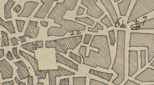 Plano de Madrid de Nicolas de Fer Plano de Madrid de Nicolas de Fer