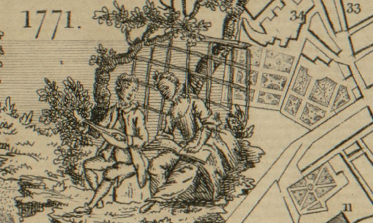 Plano de Madrid en 1771 Plano de Madrid en 1771