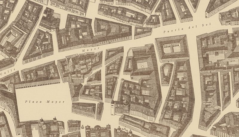Vista General de Madrid Villa y Corte tal y como se aparecía en el año de 1830 Vista General de Madrid Villa y Corte tal y como se aparecía en el año de 1830