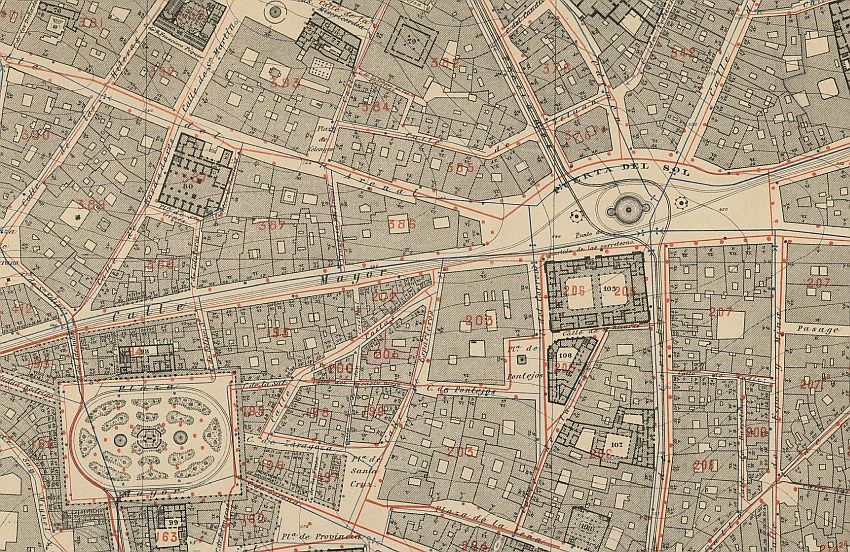 Plano parcelario de Ibáñez de Íbero (1877) Plano parcelario de Ibáñez de Íbero (1877)