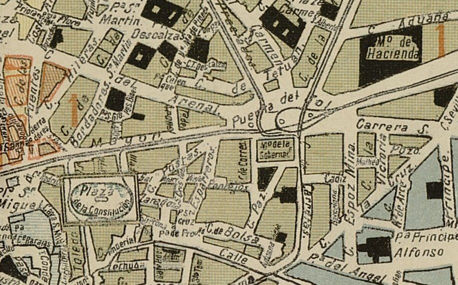 Plano de conjunto de la Guía práctica de Madrid Plano de conjunto de la Guía práctica de Madrid