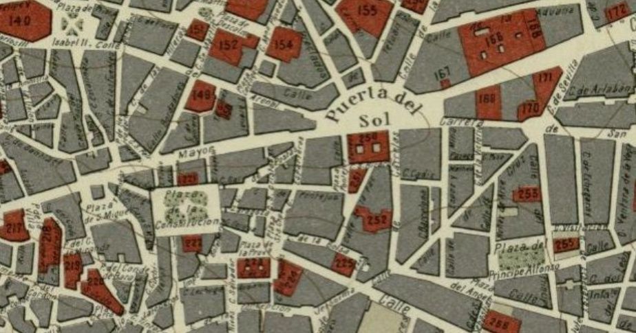 Plano de Madrid de Núñez Granés (1911) Plano de Madrid del Núñez Granés (1911)