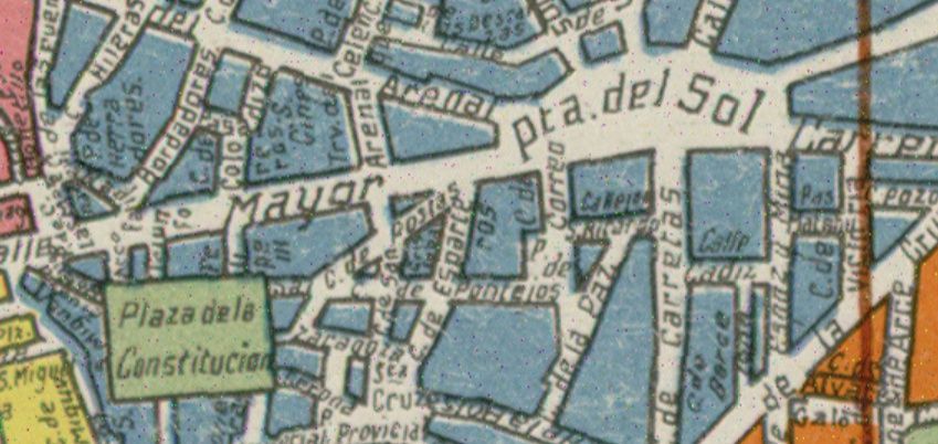 Plano de la Villa de Madrid en 1957 Plano de la Villa de Madrid en 1957