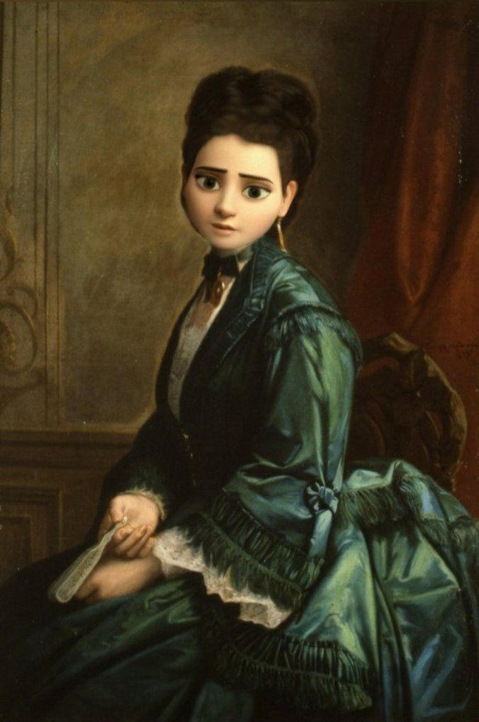 Adelina Pratti pixarizada