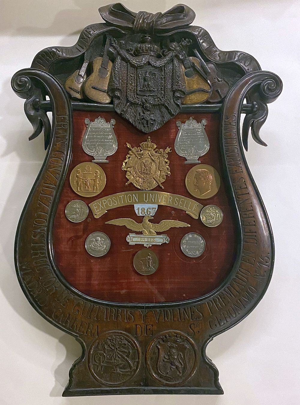 Expositor de medallas (Madrid, 1869) Expositor de medallas (Madrid, 1869)