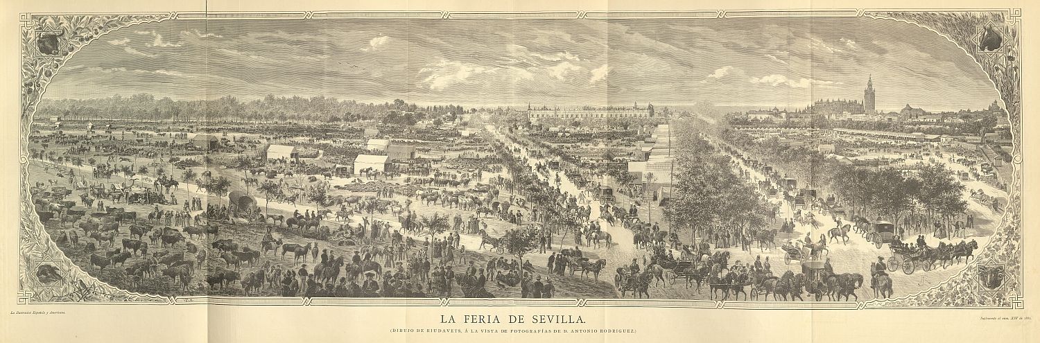 Madrid entre libros La Feria de Abril de 1881 en HD