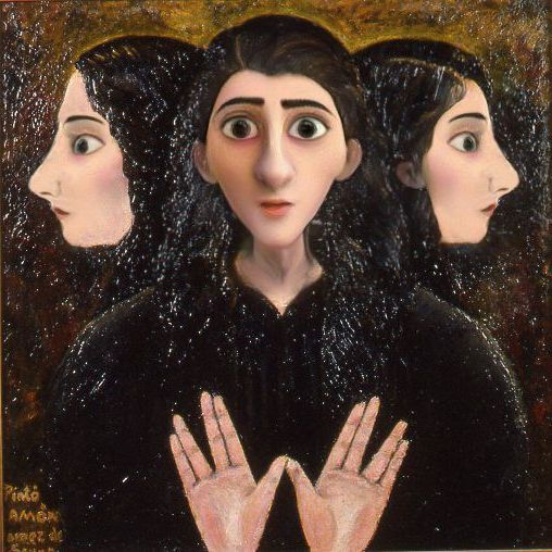 Retrato triple de Luisa Sofovich