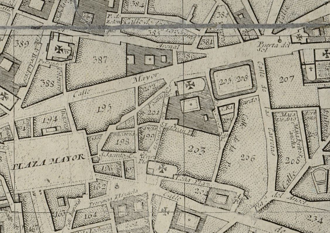 Plano geométrico de Madrid: dedicado y presentado al Rey Nuestro Señor Don Carlos III Plano geométrico de Madrid: dedicado y presentado al Rey Nuestro Señor Don CaArlos III