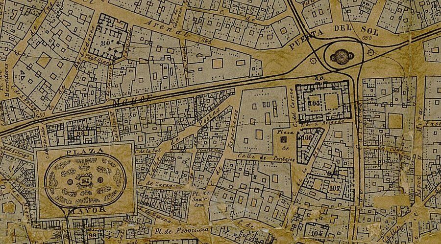 Plano parcelario de Ibáñez de Íbero (1879) Plano parcelario de Ibáñez de Íbero (1879)