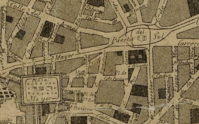 Plano de Madrid de Palouzie (1895) Plano de Madrid de Palouzie (1895)