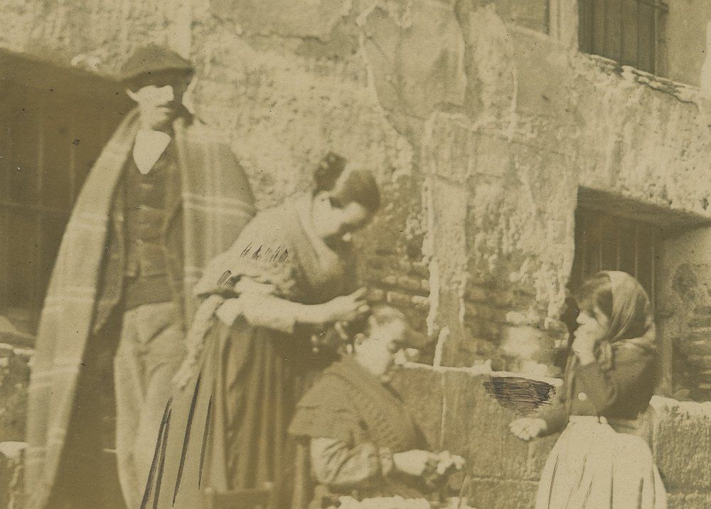 Una vieja vendedora en el Rastro (1896)