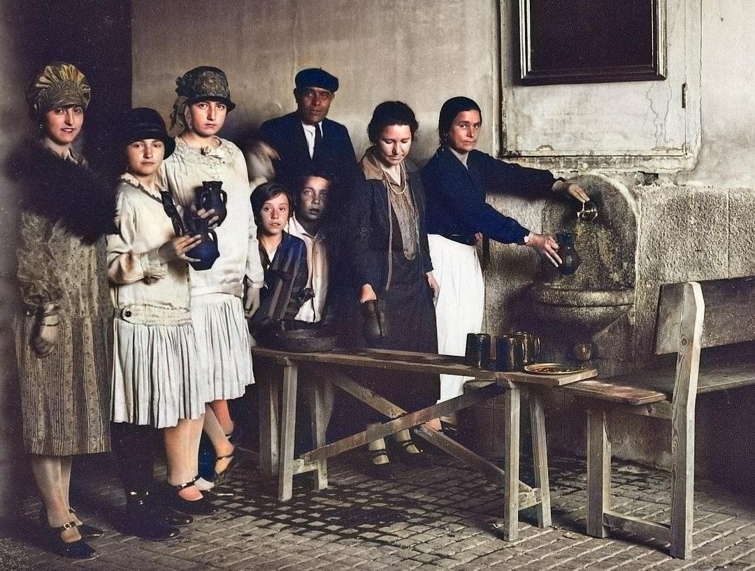 La fuente de San Isidro en 1928