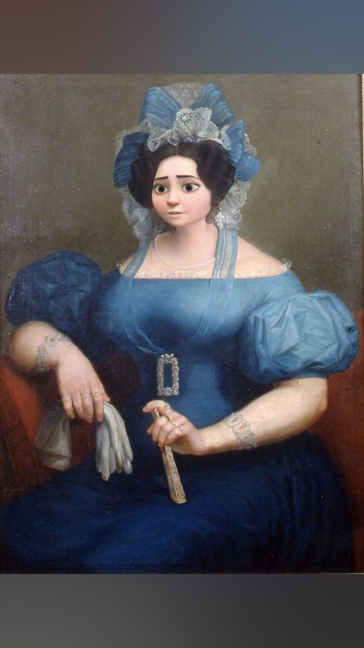 Narcisa Chacon de Aso pixarizada