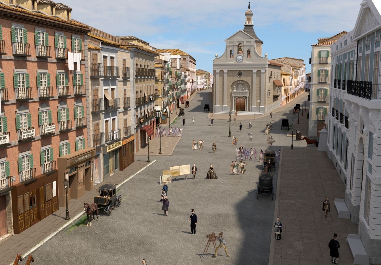 La Puerta del Sol en 1854