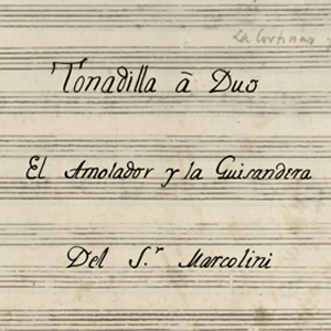 Tonadilla a dúo El Amolador y la Guisandera Tonadilla a dúo El Amolador y la Guisandera