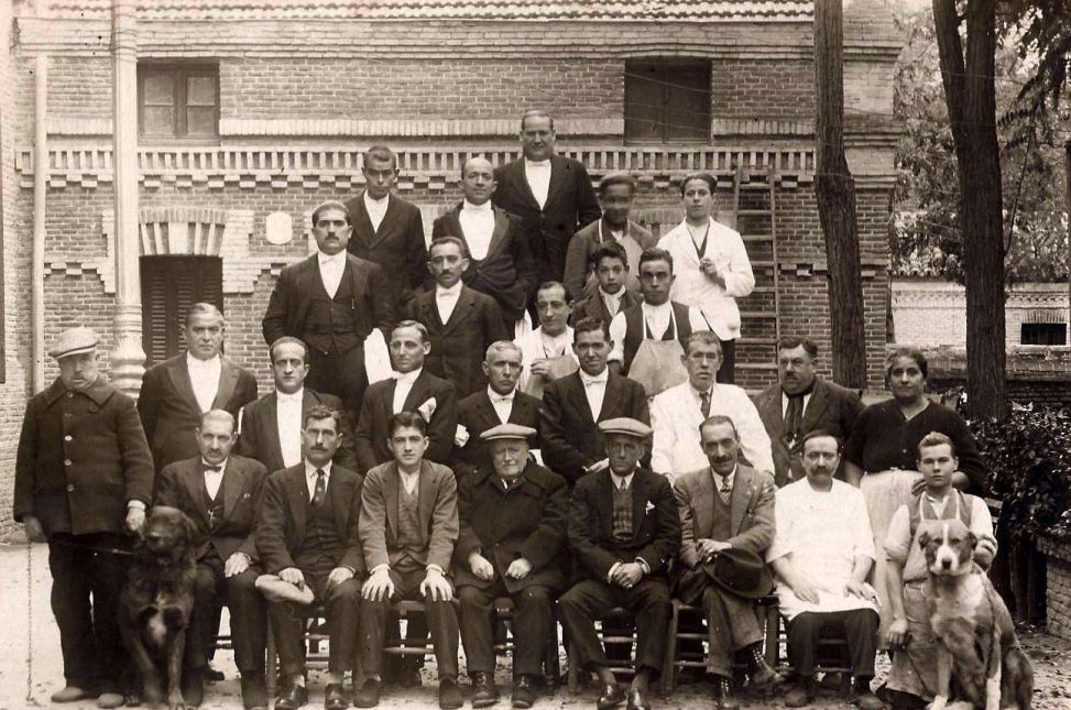 El abuelo en la Huertona