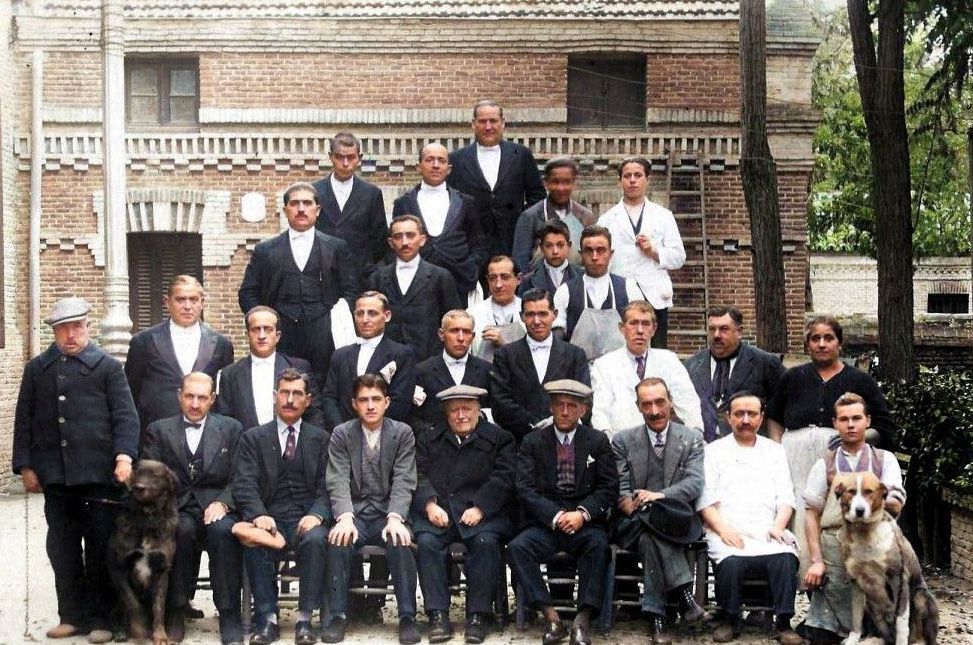 El abuelo en la Huertona