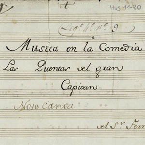 Música en la comedia Las Cuentas del Gran Capitán Música en la comedia Las Cuentas del Gran Capitán