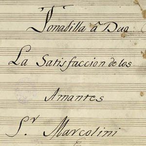 Tonadilla a dúo La Satisfacción de los amantes Tonadilla a dúo La Satisfacción de los amantes