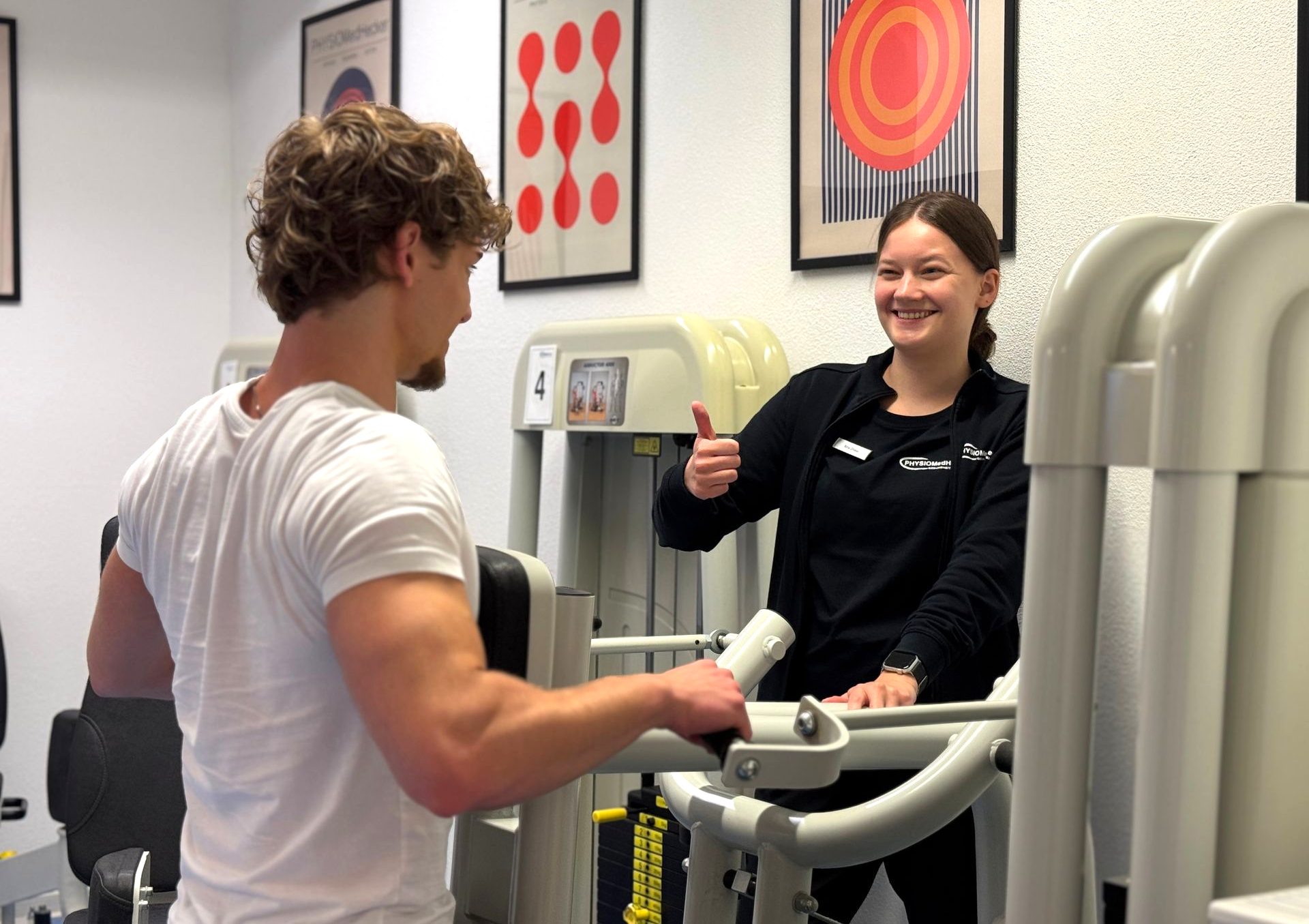 Physiotherapie, Krankengymnastik, Krankengynastik am Gerät, Rehabilitätion, Bewegung