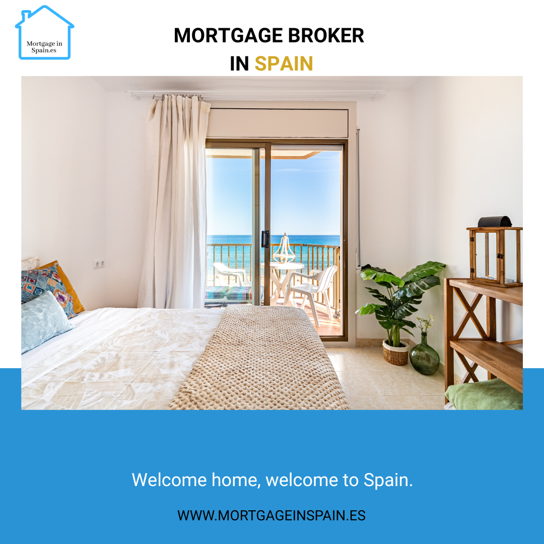 Bright bedroom with sea view in Spain – homes for sale in Spain 2025 with Mortgage Broker in Spain.