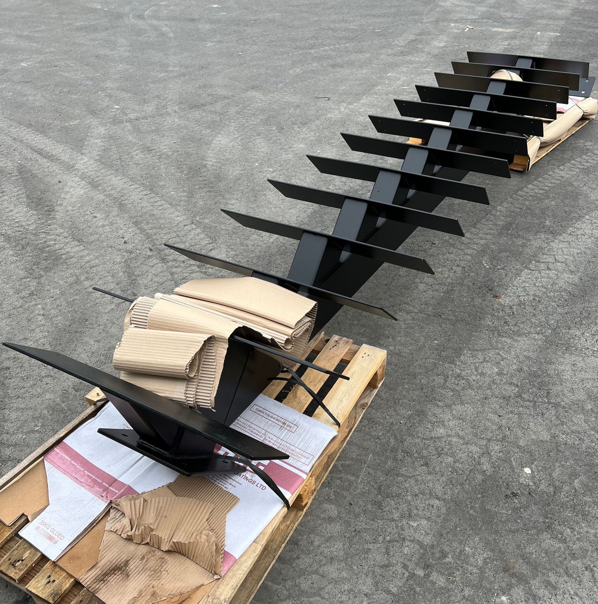 single spine staircase